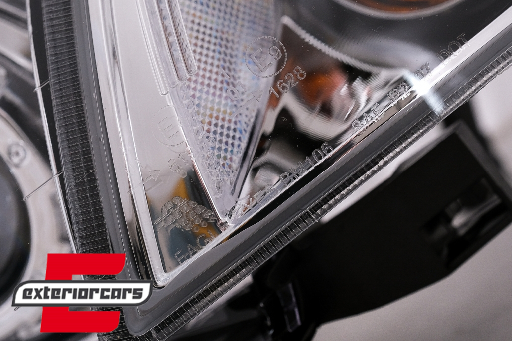 Prednja svjetla LED Angel Eyes (chrome) / BMW serije 3 E46 limuzina karavan (05.1998-08.2001) - Slika 6