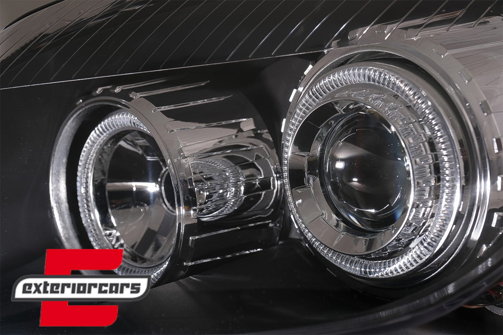 Prednja svjetla Angel Eyes (crna) / Opel Astra H (2004-2010) - Slika 11