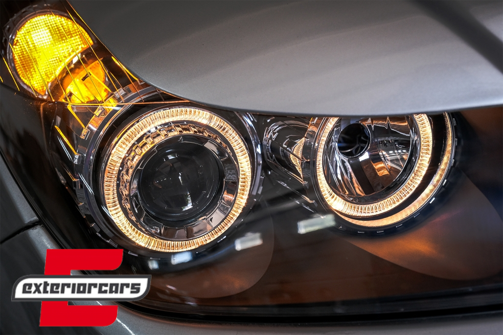 Prednja svjetla Angel Eyes (crna) / Opel Astra H (2004-2010) - Slika 33