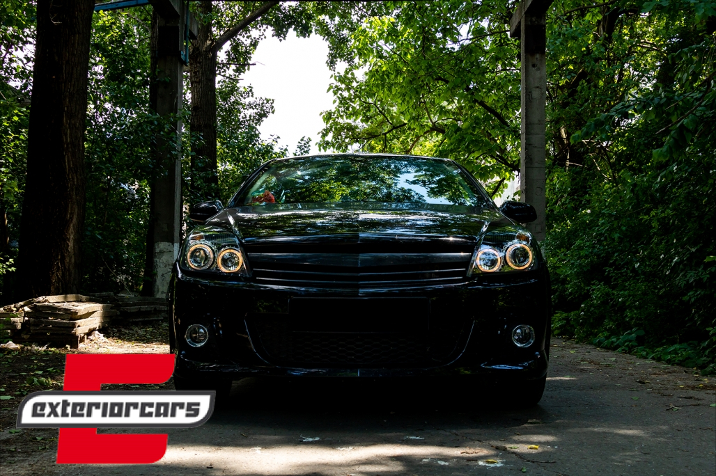 Prednja svjetla Angel Eyes (crna) / Opel Astra H (2004-2010) - Slika 34