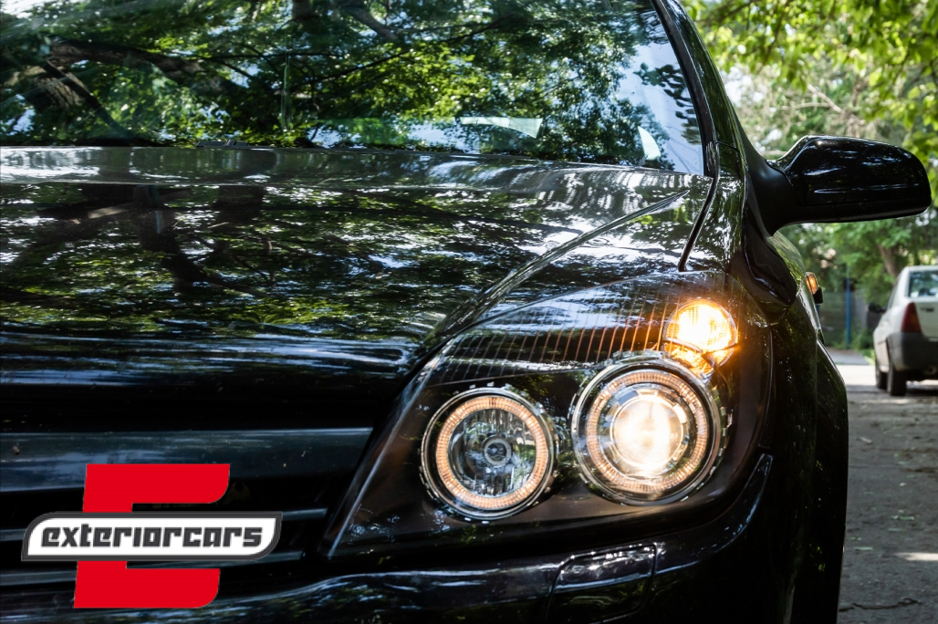 Prednja svjetla Angel Eyes (crna) / Opel Astra H (2004-2010) - Slika 42