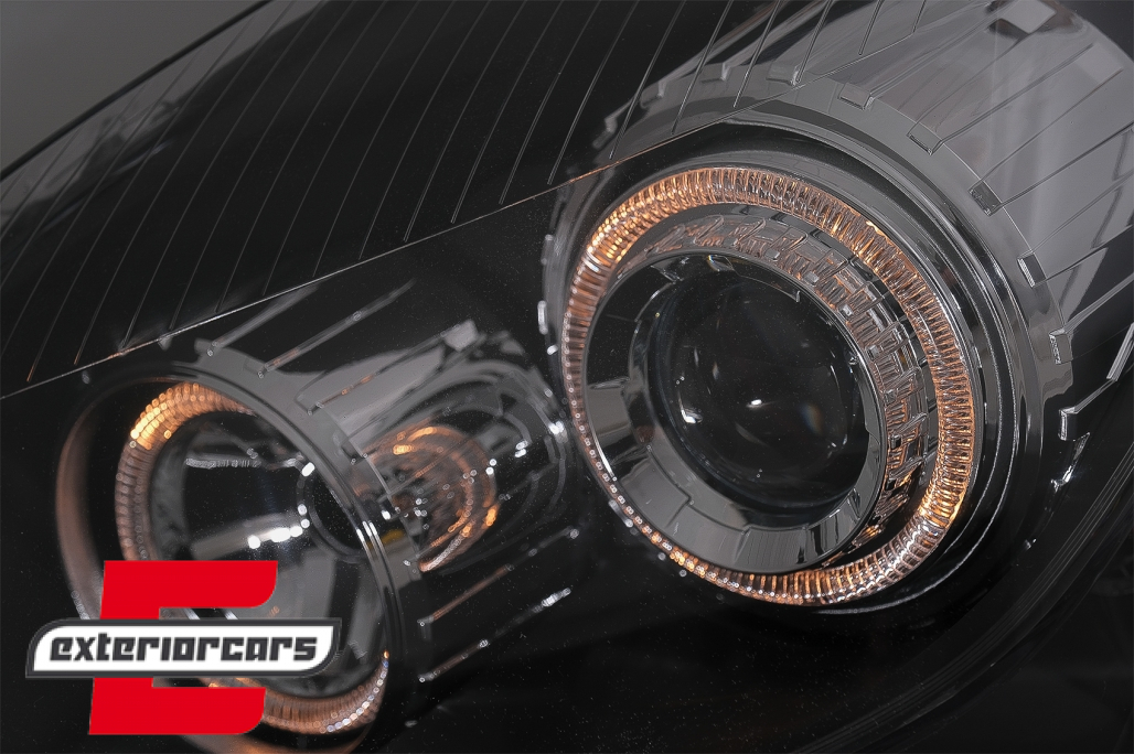 Prednja svjetla Angel Eyes (crna) / Opel Astra H (2004-2010) - Slika 5
