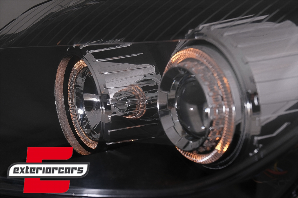 Prednja svjetla Angel Eyes (crna) / Opel Astra H (2004-2010) - Slika 6