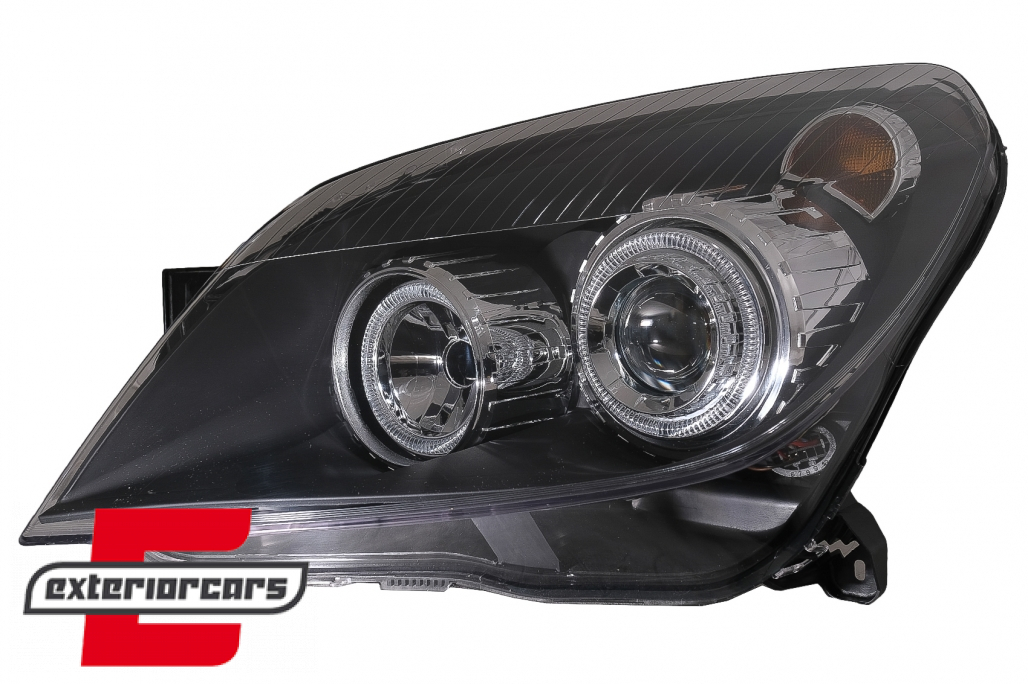 Prednja svjetla Angel Eyes (crna) / Opel Astra H (2004-2010) - Slika 7