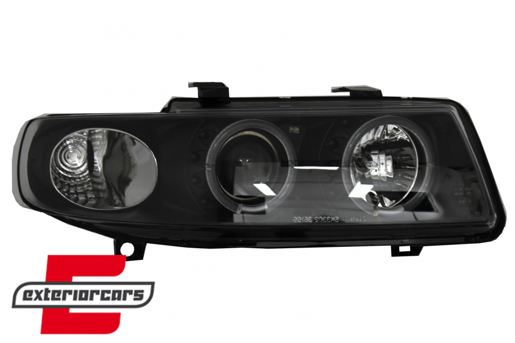 Prednja svjetla Angel Eyes (crna) / Seat Leon Toledo (1999-2004) - Slika 2