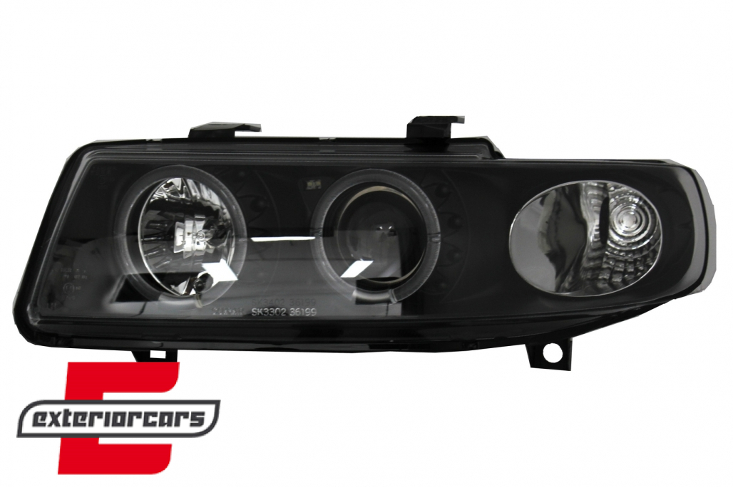 Prednja svjetla Angel Eyes (crna) / Seat Leon Toledo (1999-2004) - Slika 3