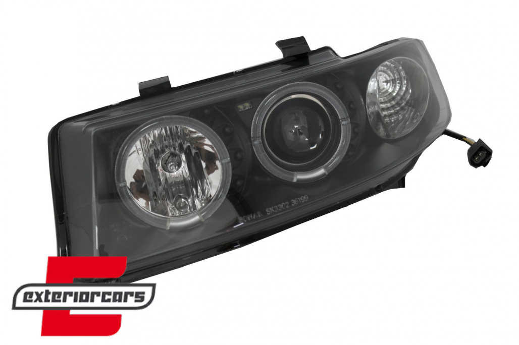 Prednja svjetla Angel Eyes (crna) / Seat Leon Toledo (1999-2004) - Slika 4