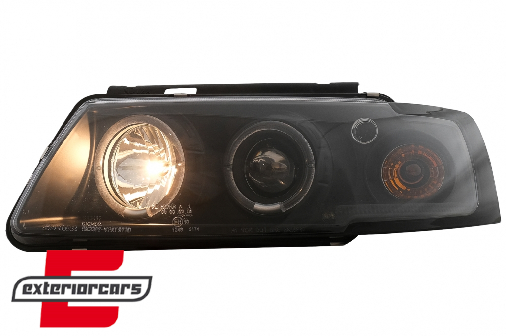 Prednja svjetla Angel Eyes (crna) / Volkswagen Passat B5 3B (11.1996-08.2000) - Slika 10
