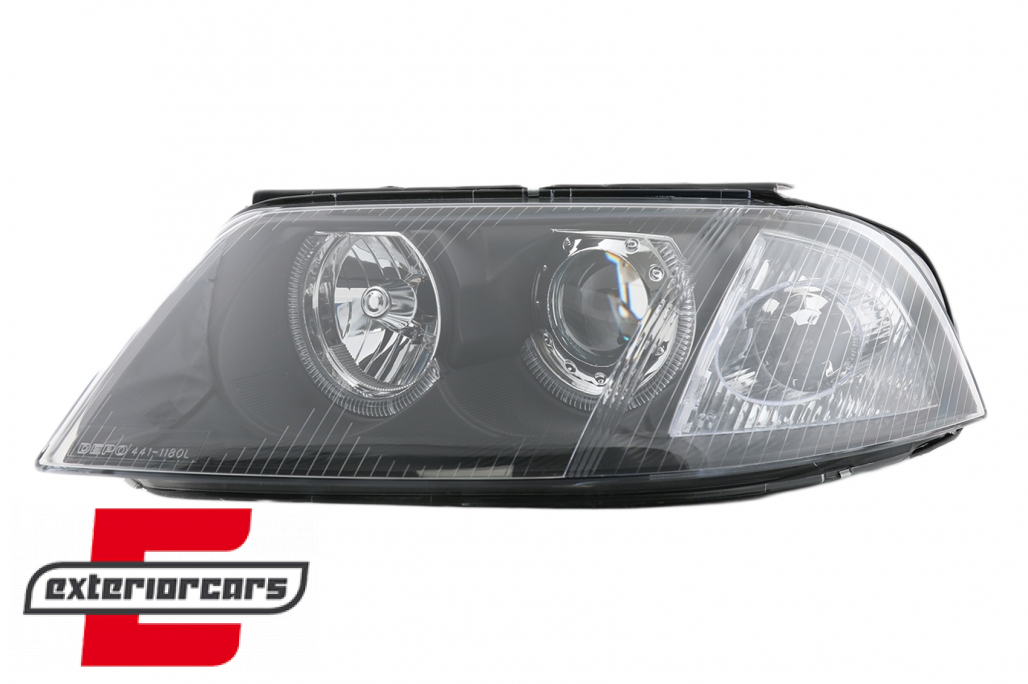 Prednja svjetla Angel Eyes (crna) / Volkswagen Passat B5 3BG (09.2000-03.2005) - Slika 3
