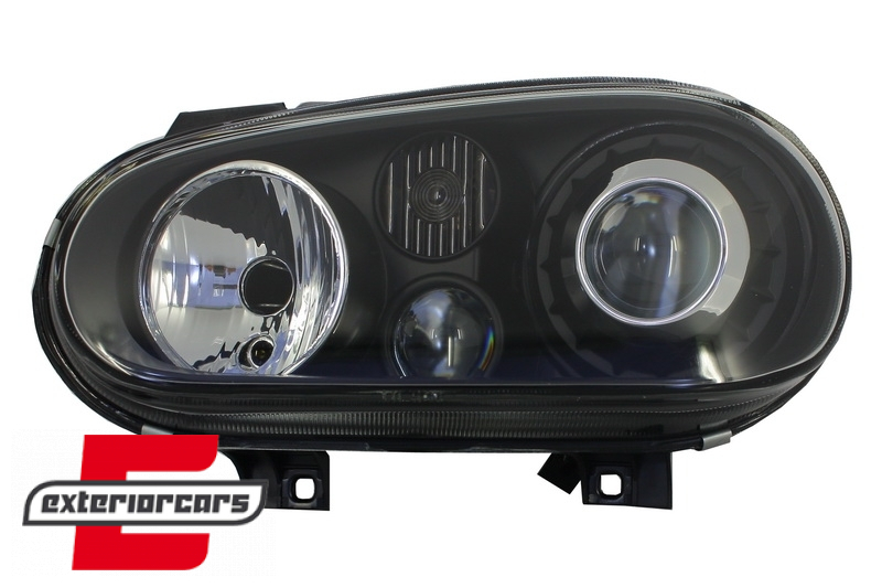 Prednja svjetla R32 look (crna) / VW Golf 4 (1997-2005) - Slika 2