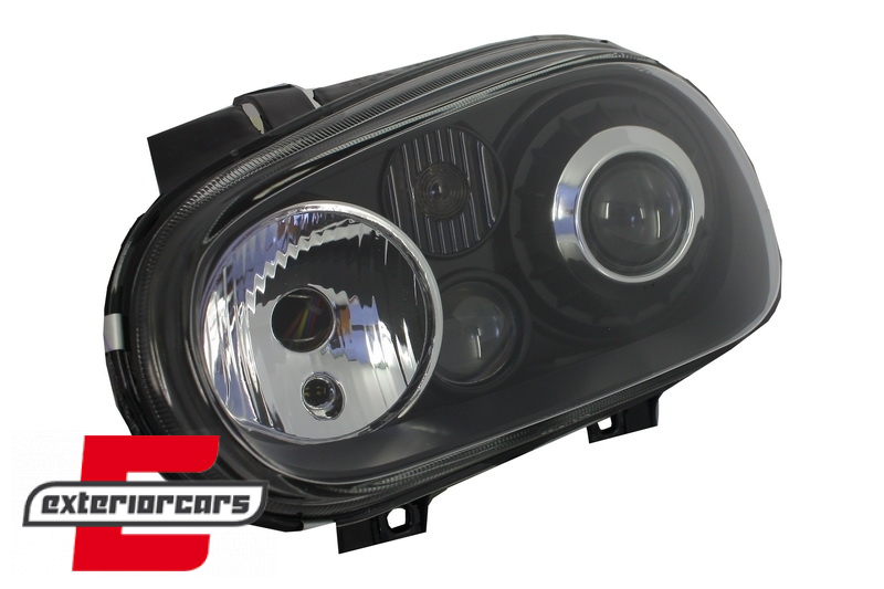 Prednja svjetla R32 look (crna) / VW Golf 4 (1997-2005) - Slika 3