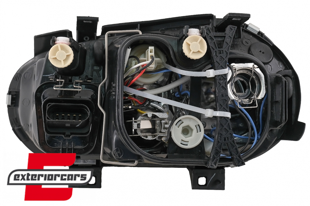 Prednja svjetla Angel Eyes (crna) / VW Golf 4 (1997-2005) - Slika 7