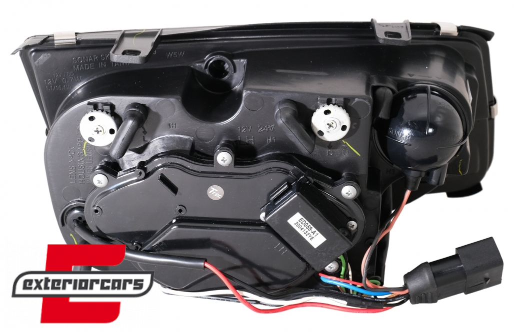 Prednja svjetla LED DayLight (chrome) / Volkswagen Bora (09.1998-07.2005) - Slika 10