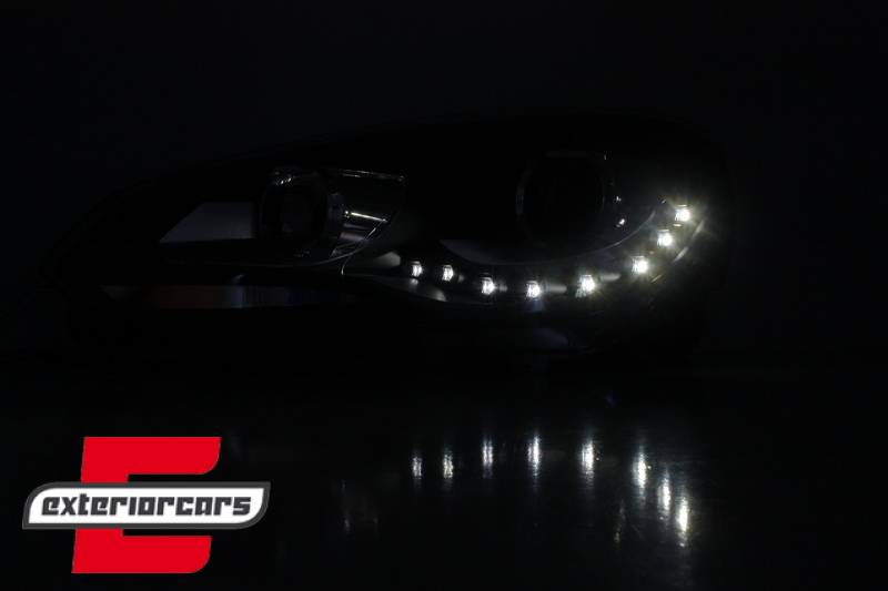 Prednja svjetla LED DRL Xenon look (crna) / VW Golf 6 VI (2008-2013) - Slika 5