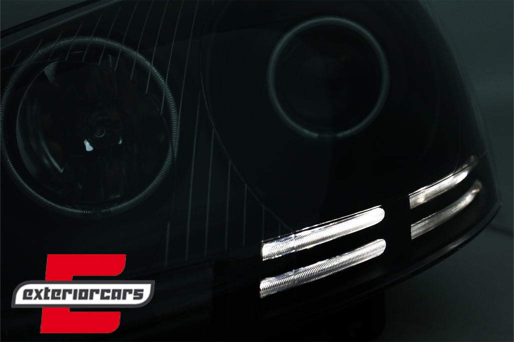 Prednja svjetla CCFL Angel Eyes (crna) / VW GOLF 5 / JETTA (2004-2009) - Slika 10