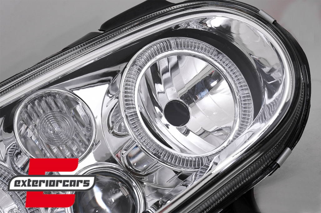 Prednja svjetla Angel Eyes (chrome) / VW Golf 4 (1997-2005) - Slika 3