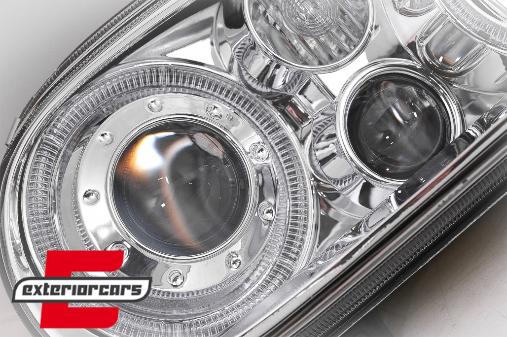 Prednja svjetla Angel Eyes (chrome) / VW Golf 4 (1997-2005) - Slika 4