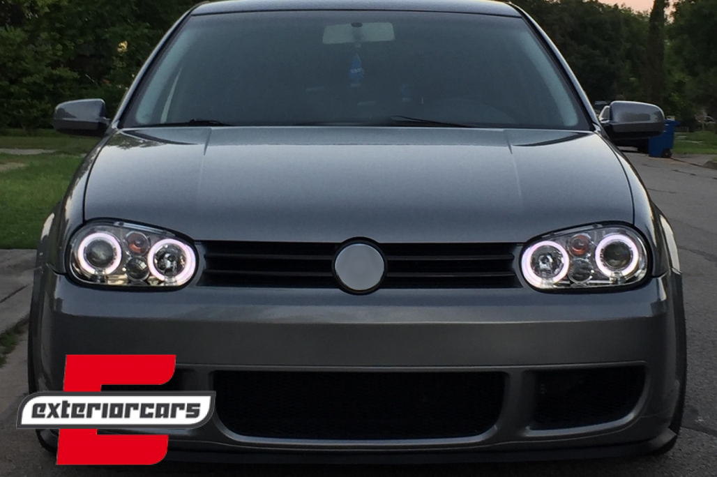 Prednja svjetla Angel Eyes (chrome) / VW Golf 4 (1997-2005) - Slika 9