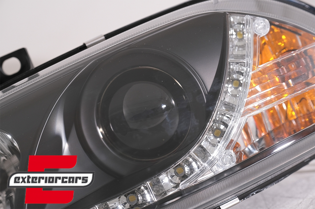 Prednja svjetla LED DayLight (crna) / Alfa Romeo 156 (1997-2003) - Slika 12