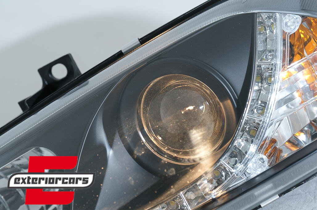 Prednja svjetla LED DayLight (crna) / Alfa Romeo 156 (1997-2003) - Slika 6