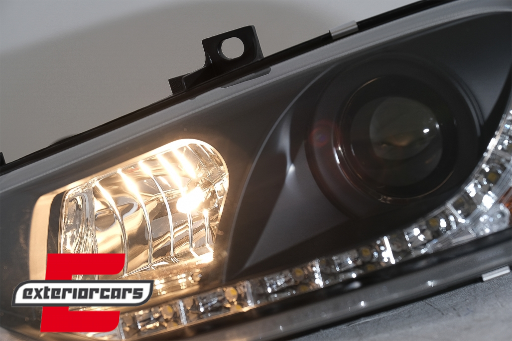 Prednja svjetla LED DayLight (crna) / Alfa Romeo 156 (1997-2003) - Slika 8