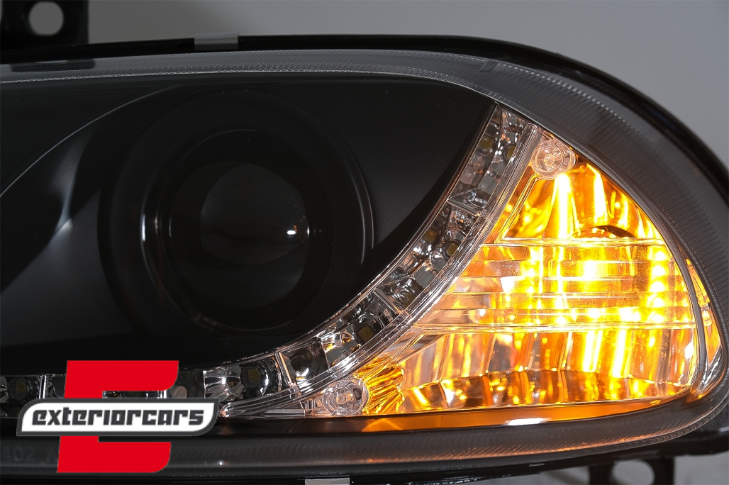 Prednja svjetla LED DayLight (crna) / Alfa Romeo 156 (1997-2003) - Slika 10