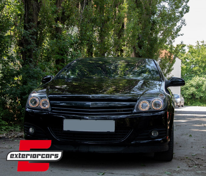 Prednja svjetla Angel Eyes (crna) / Opel Astra H (2004-2010) - Slika 19
