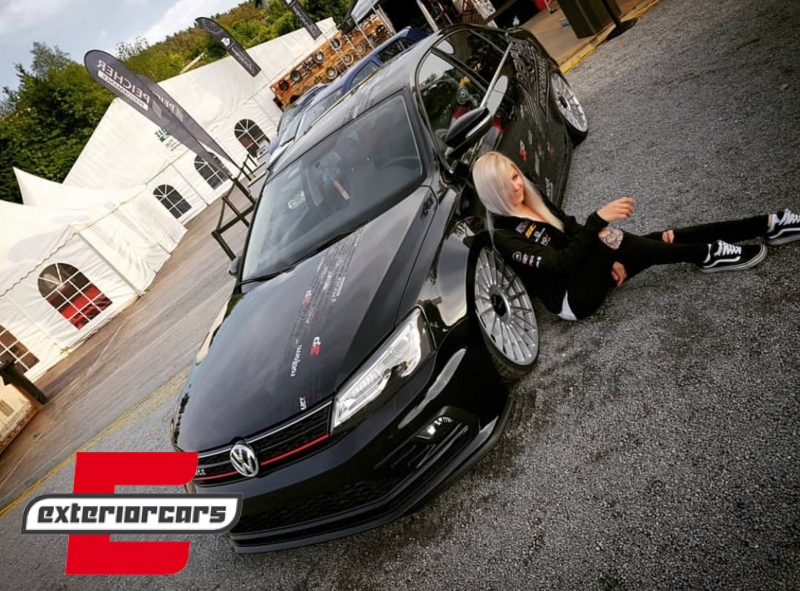 Prednja svjetla LED DRL SEQ žmigavci Bi-Xenon look (crna) / VW Jetta Mk6 VI (2011-2018) - Slika 16