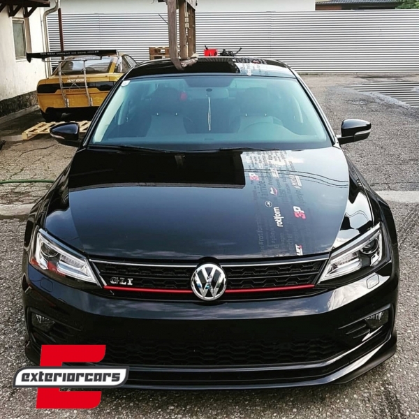 Prednja svjetla LED DRL SEQ žmigavci Bi-Xenon look (crna) / VW Jetta Mk6 VI (2011-2018) - Slika 17