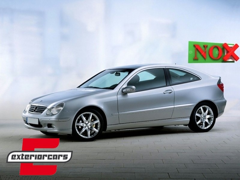 Prednja svjetla (crna) / Mercedes C-klasa W203 limuzina S203 karavan (2000-03.2004) - Slika 5