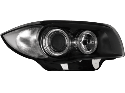 Prednja svjetla Angel Eyes (crna) / BMW serije 1 E81 E82 E87 E88 (2004-2011) - Slika 5