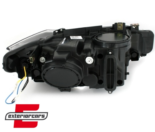 Prednja svjetla 3D LED U-dizajn Xenon look (crna) / BMW serije 3 F30 F31 limuzina karavan (10.2011-05.2015) - Slika 4