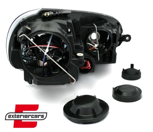 Prednja svjetla GTI look (crna) / VW GOLF 5 (2003-2008) JETTA (2005-2010) - Slika 5