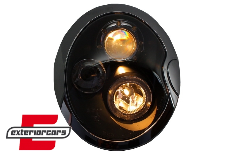 Prednja svjetla Angel Eyes (crna) / Mini Cooper R50 R52 R53 (2001-2008) - Slika 5