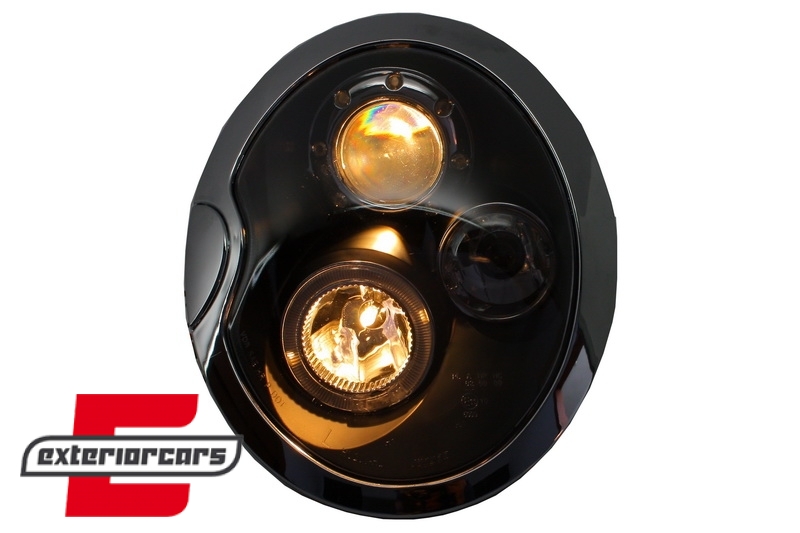 Prednja svjetla Angel Eyes (crna) / Mini Cooper R50 R52 R53 (2001-2008) - Slika 6