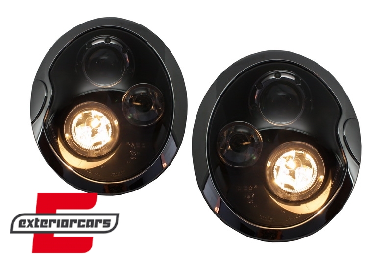 Prednja svjetla Angel Eyes (crna) / Mini Cooper R50 R52 R53 (2001-2008) - Slika 7