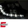 Prednja svjetla LED DayLight (crna) / Audi TT (1999-2006) - Slika 2
