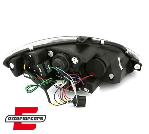Prednja svjetla LED DRL (chrome) / SEAT ALTEA LEON TOLEDO (04-09) - Slika 4