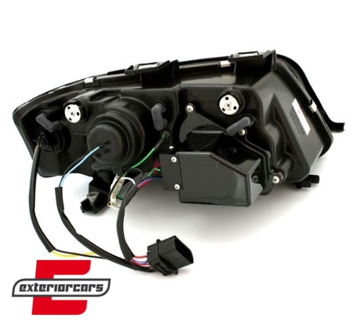 Prednja svjetla LED DayLight (chrome) / Audi A6 4B C5 (06.2001-05.2004) - Slika 4