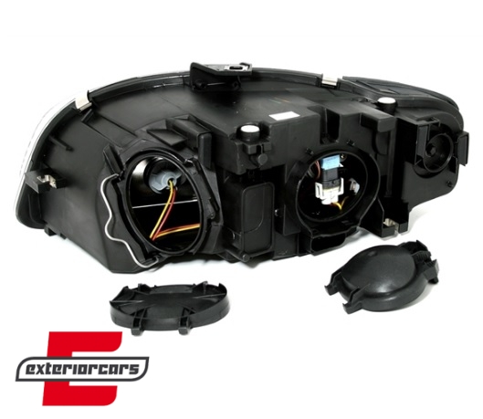 Prednja svjetla LED DayLights (chrome) / Audi A4 B7 (2004-2008) - Slika 5