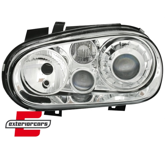 Prednja svjetla R32 look (chrome) / VW Golf 4 (1997-2005) - Slika 2