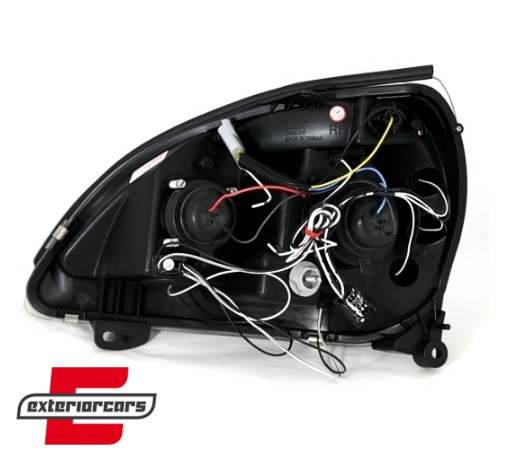 Prednja svjetla Angel Eyes (crna) / Renault Clio II (2001-2005) - Slika 4