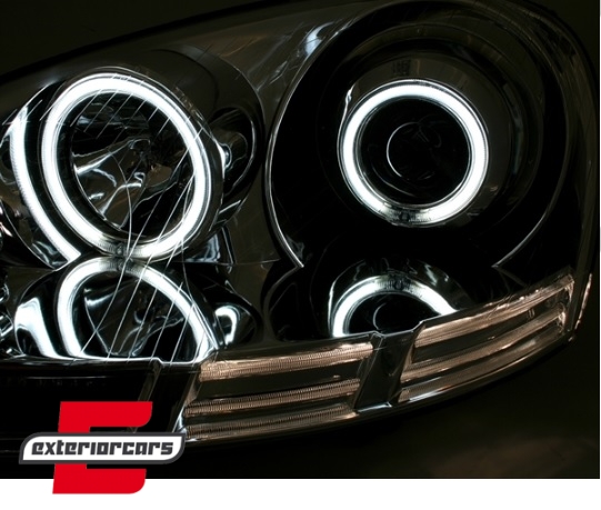 Prednja svjetla CCFL Angel Eyes (chrome) / Volkswagen Golf 5 (2003-2008) - Slika 3