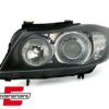 Prednja svjetla Angel Eyes LED žmigavci (crna) / BMW serije 3 E90 limuzina E91 karavan (03.2005-08.2008) - Slika 2