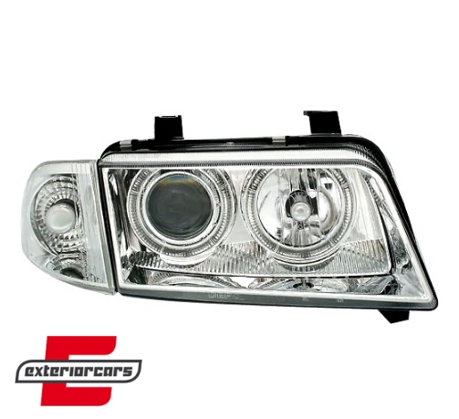 Prednja svjetla Angel Eyes (chrome) / Audi A4 B5 (1994-12.1998) - Slika 3