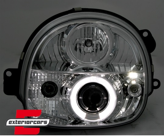 Prednja svjetla Angel Eyes (chrome) / Renault Twingo (03.1993-09.1998) - Slika 3