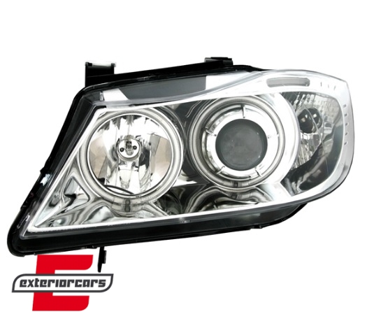 Prednja svjetla CCFL Angel Eyes (chrome) / BMW serije 3 E90 limuzina E91 karavan (03.2005-08.2008) - Slika 2