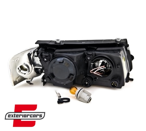 Prednja svjetla Angel Eyes (crna) / Volkswagen Passat B5 3B (11.1996-08.2000) - Slika 5