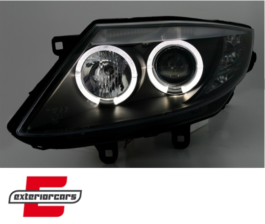 Prednja svjetla Angel Eyes (crna) / BMW Z4 E85 E86 (2002-2008) - Slika 4
