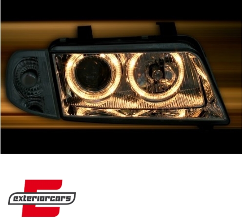 Prednja svjetla Angel Eyes (chrome) / Audi A4 B5 (1994-12.1998) - Slika 4